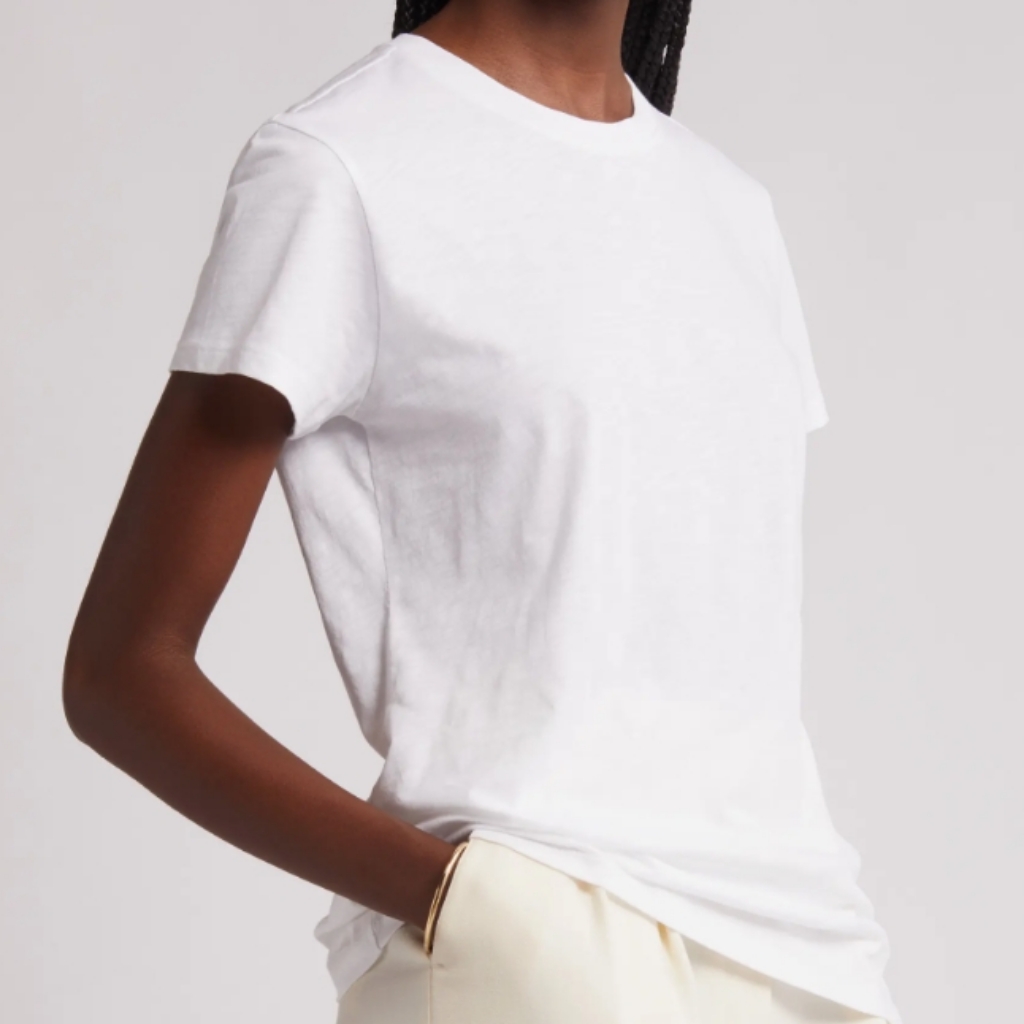 Nordstrom Pima Cotton Slub Crewneck Tee